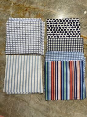 30 Precut 4" Quilt Squares Assorted Fabric Charm Pack